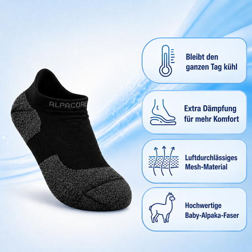 Alpaka No-Show-Socken