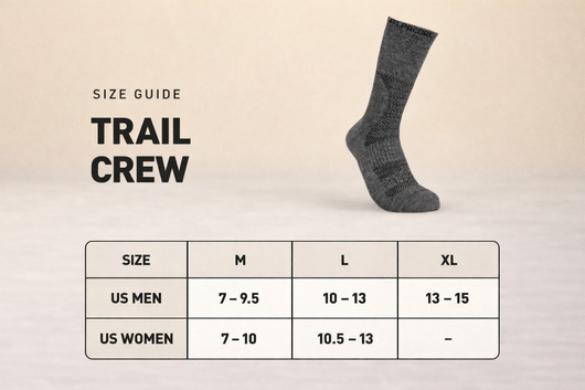 Alpaka-Wandersocken - Trail Crew